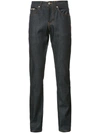 Naked And Famous Weird Guy Left Hand Twill Selvedge Jeans Indigo In Blue