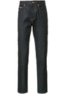 Naked And Famous Weird Guy Left Hand Twill Selvedge Jeans Indigo In Blue