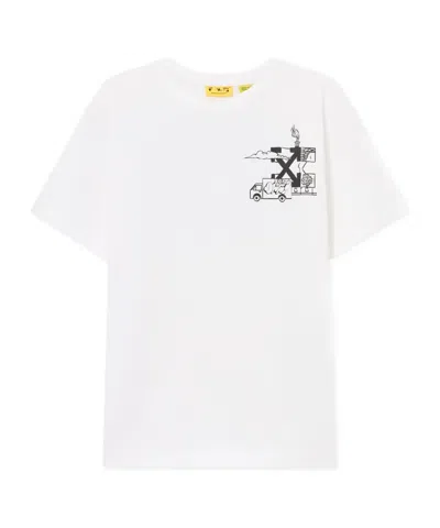 Off-white Graffiti-print T-shirt In Multi