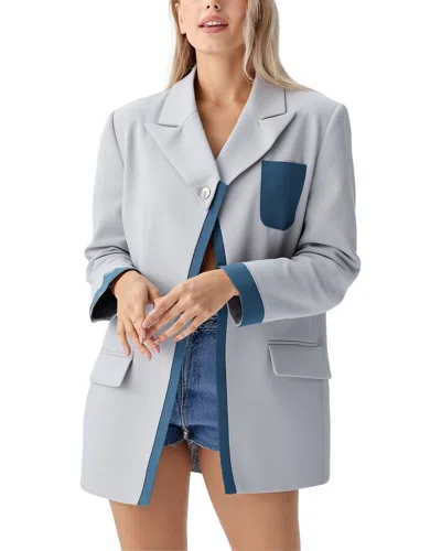 Adele Berto Blazer In Gray
