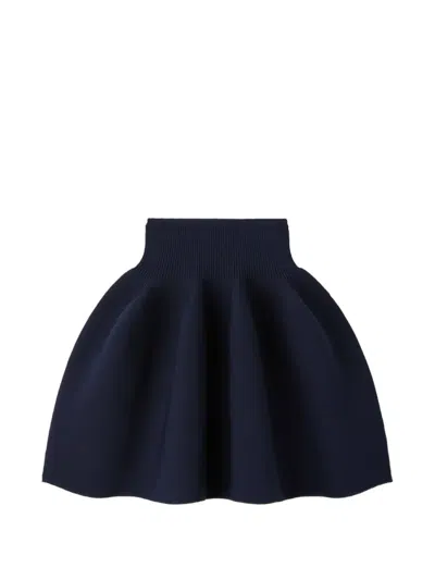 Cfcl 포터리 밴딩 웨이스트 골지 스커트 In Blue