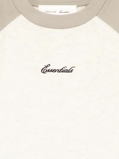 Essentials 시그니처 베이스볼 티셔츠 In Neutral