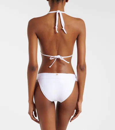 Vix Paula Hermanny Solid Bikini Top In White