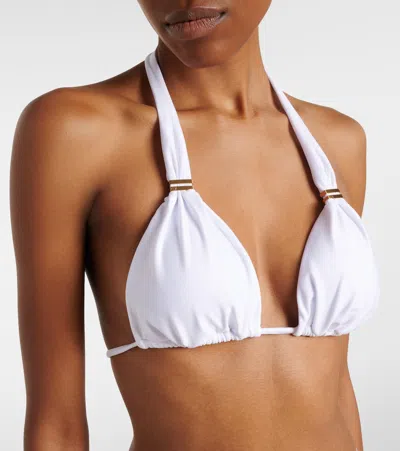 Vix Paula Hermanny Solid Bikini Top In White