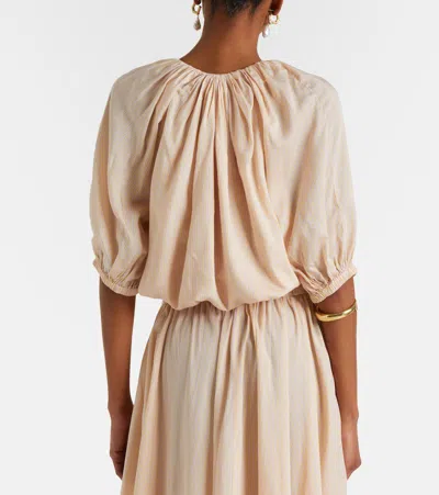 Patou Striped-pattern Top In Brown