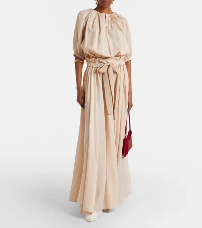 Patou Striped-pattern Top In Brown