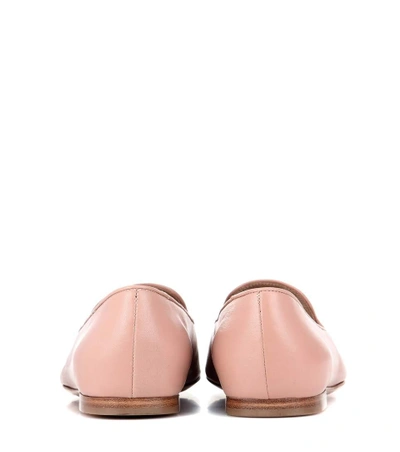 Shop Gabriela Hearst Francis Leather Slippers