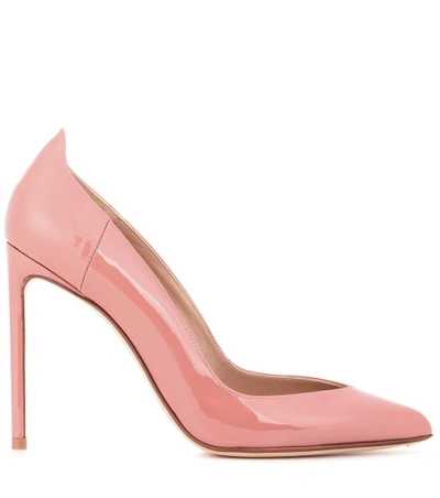 Shop Francesco Russo Patent Leather Pumps In Phard