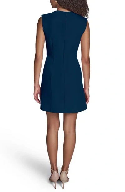 Bcbg Iconic Stretch Asymmetric Minidress In Blue