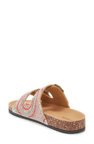Top Moda Spring Slide Sandal In Brown