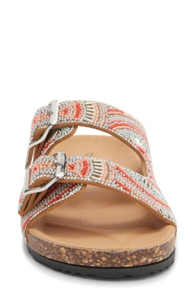 Top Moda Spring Slide Sandal In Brown