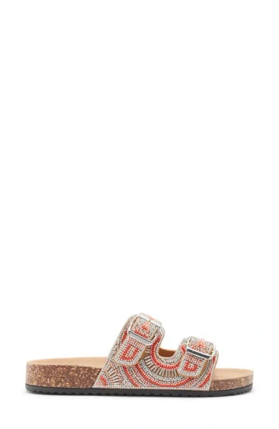 Top Moda Spring Slide Sandal In Brown