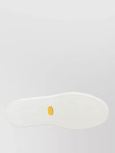 Woolrich Lace Up Low Top Shoes Rubber Sole In White