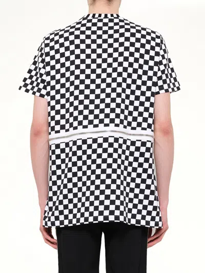 Givenchy Podium Check-pattern T-shirt In Black