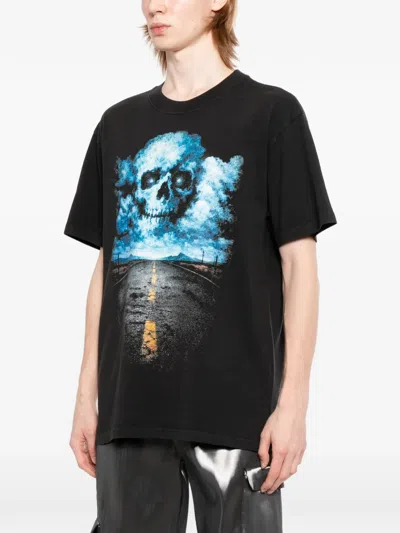 Melt Graphic T-shirt In Black