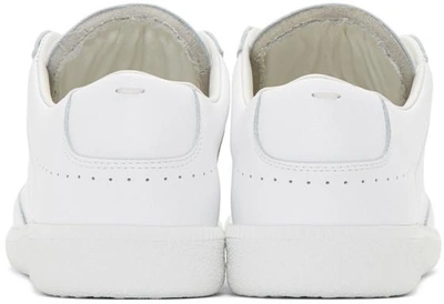 Shop Maison Margiela White Ace Sneakers