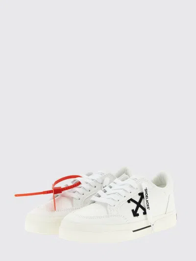 Off-white Vulcanized Sneakers In White