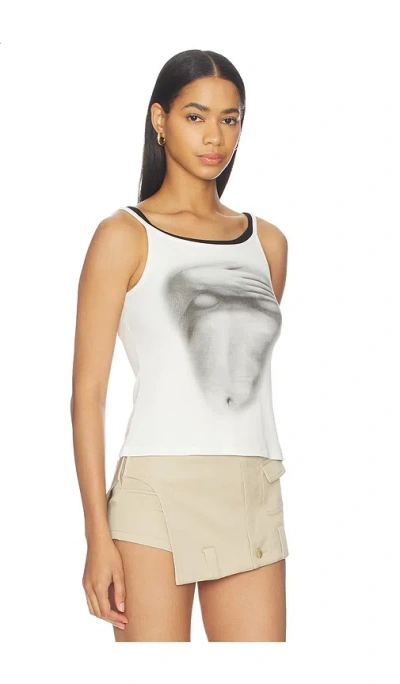 Marrknull Printed Camisole In Gray