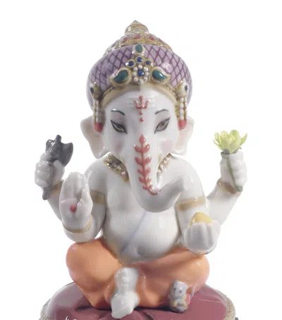 Lladrò Bal Ganesha Figurine In Multi