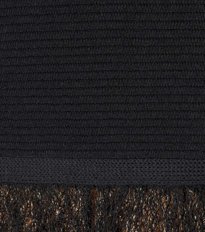 Shop Edun Ottoman Knitted Top In Black