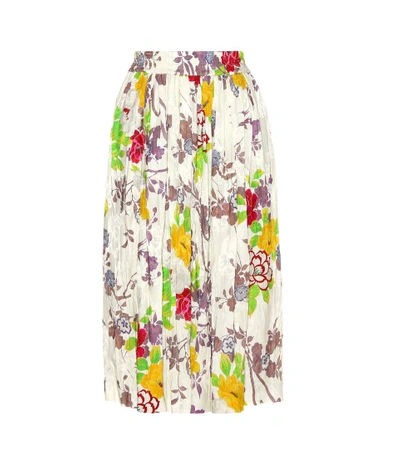 Etro Printed Silk-blend Skirt In Multicolour