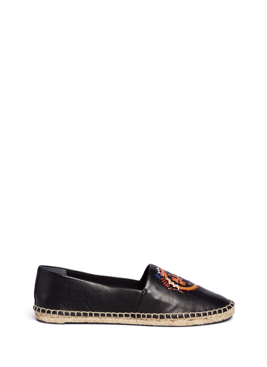 tory burch espadrilles leather