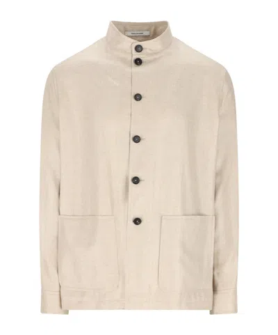 Tagliatore Klein Button-up Jacket In Neutral