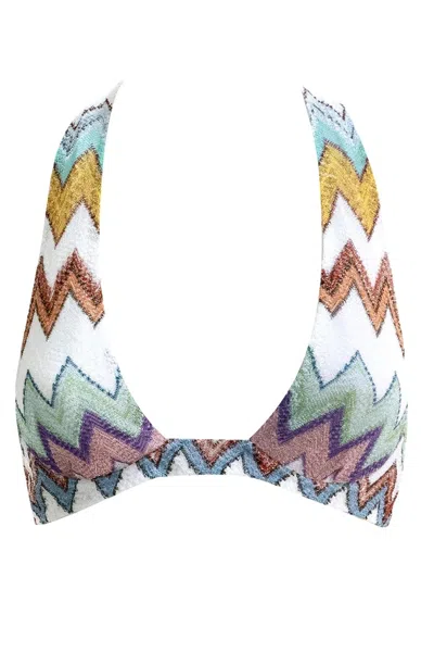 Missoni Zigzag Pattern Bikini In Multi