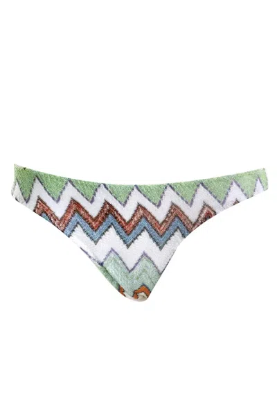 Missoni Zigzag Pattern Bikini In Multi