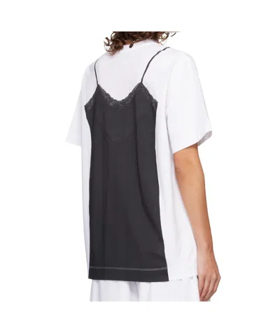 Simone Rocha Top-print T-shirt In Black