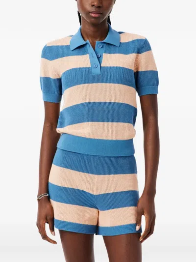Lacoste Short-sleeved Polo Shirt In Multi