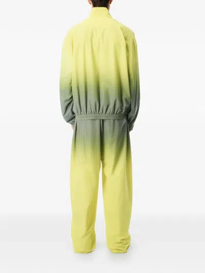 Alexander Wang Reflective Track Jacket In Yellow