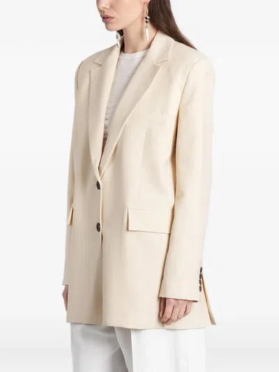 Iro Alapi Oversized Single-breasted Jacket In Neutral