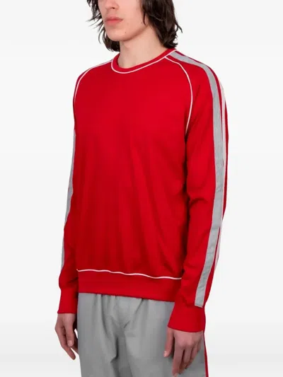 Gimaguas Killian Contrast-panel T-shirt In Red
