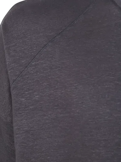 Md75 Linen Oversized T-shirt In Gray