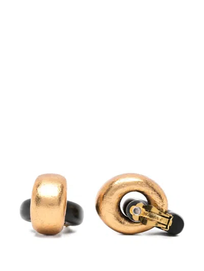 Monies Interlocking-hoop Earrings In Multi