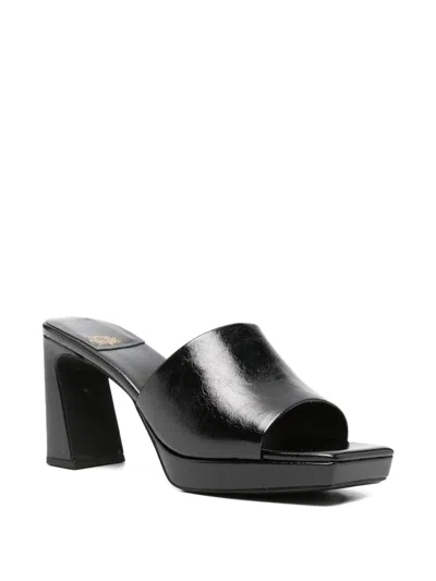 Jeffrey Campbell Dress-code Leather Sandals In Black