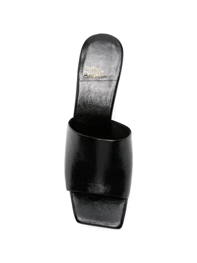Jeffrey Campbell Dress-code Leather Sandals In Black