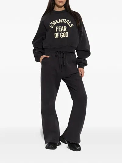 Essentials Logo-print Sweater In Black