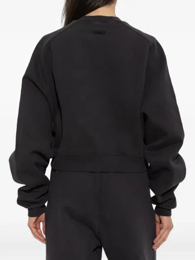 Essentials Logo-print Sweater In Black