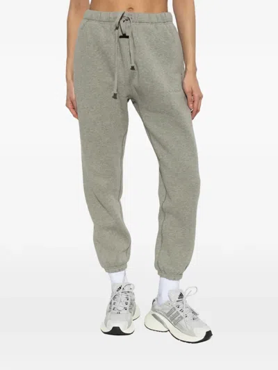 Essentials Drawstring Track Pants In Gray