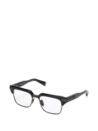 Balmain Square-frame Glasses In Black