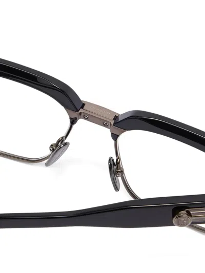 Balmain Square-frame Glasses In Black