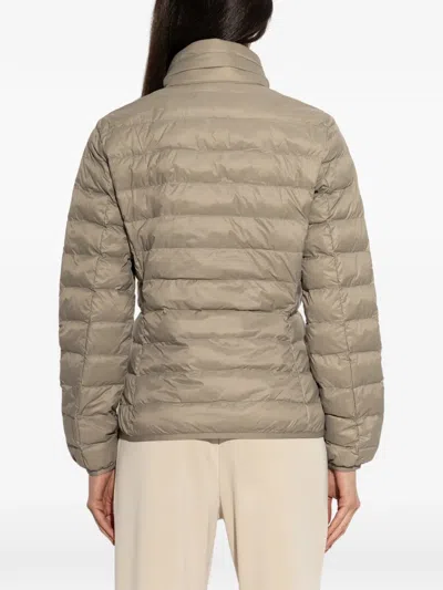 Ea7 Logo-print Padded Jacket In Pattern