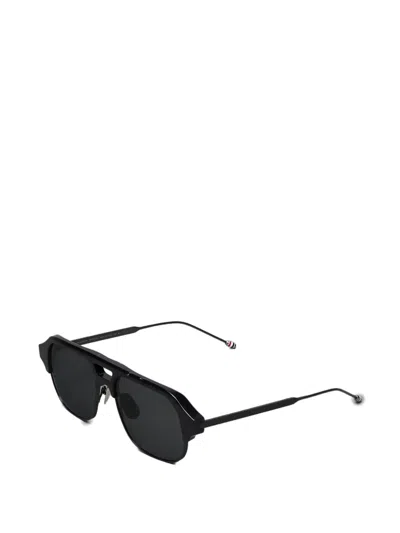 Thom Browne Pilot-frame Sunglasses In Black