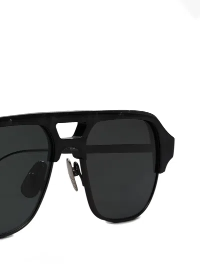 Thom Browne Pilot-frame Sunglasses In Black