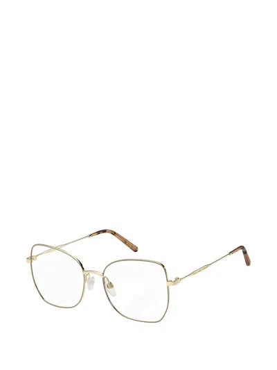 Marc Jacobs Cat-eye Frame Glasses In Gold
