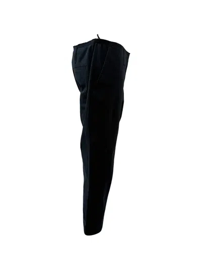 Pre-owned Prada Low-rise Cropped Trousers In Blue