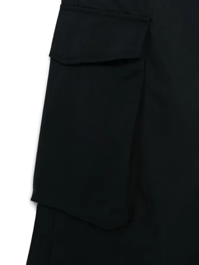 Paul Smith Belted Cargo Pants In Black