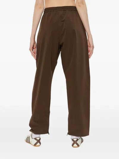 Essentials Active Trace Track Pants In Brown